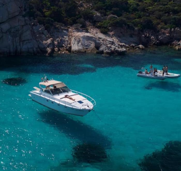 Private yacht tour of the La Maddalena Islands