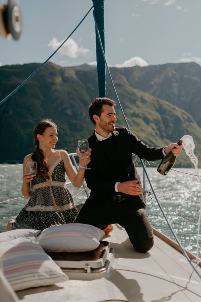 Privé zeiltocht van 9 uur in Bellagio
