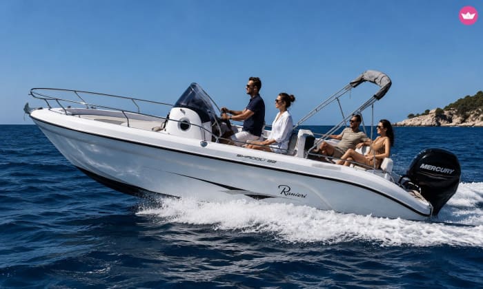 ☀️ Ochtend op zee – Watersport, ontspanning ☀️☀️ Ranieri Shadow 22 150 pk