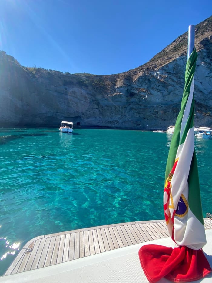 A day exploring the Argentario archipelago in pure relaxation on a beautiful boat.