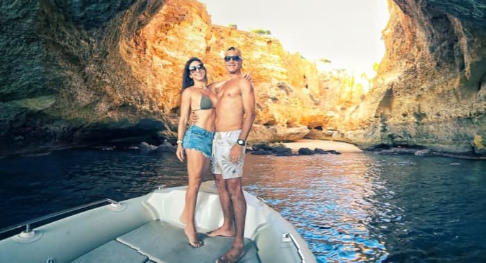 Pique-nique gastronomique à bord : croisière de 2 heures avec vin rosé ou blanc à Ponta da Piedade