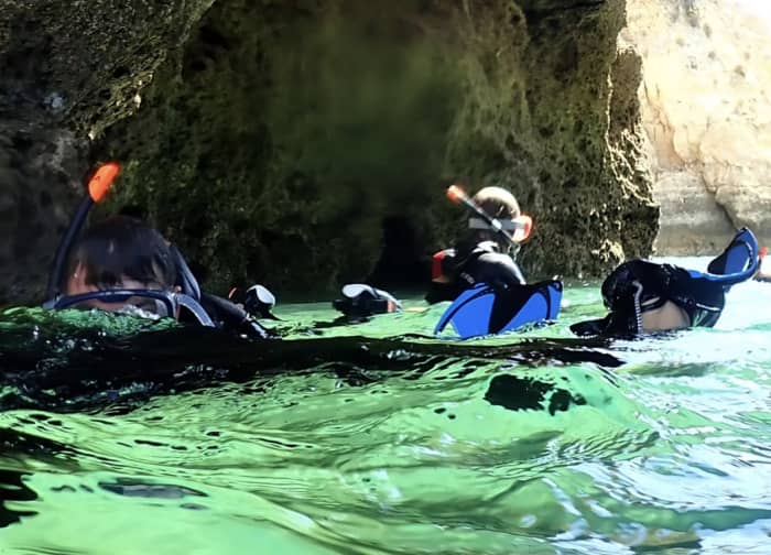 Expédition de plongée en apnée de 4 heures en Algarve en bateau
