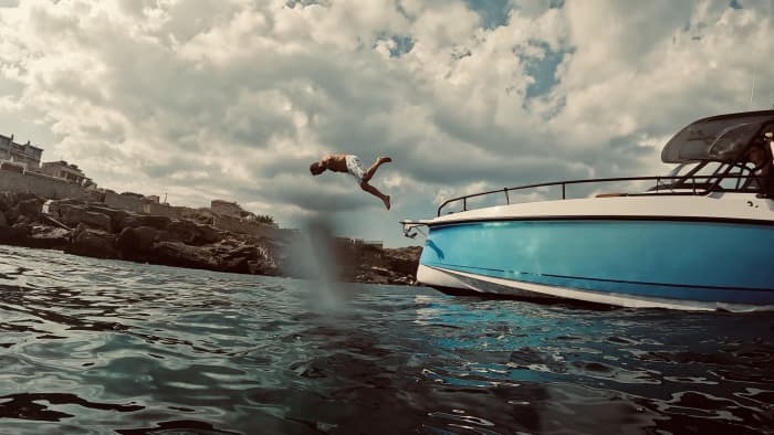 Discover Zakynthos on a full-day trip on a motorboat