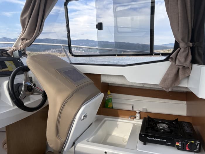 Spend your day on the east coast of Krk Island: rent a motorboat and enjoy a full day of exploration