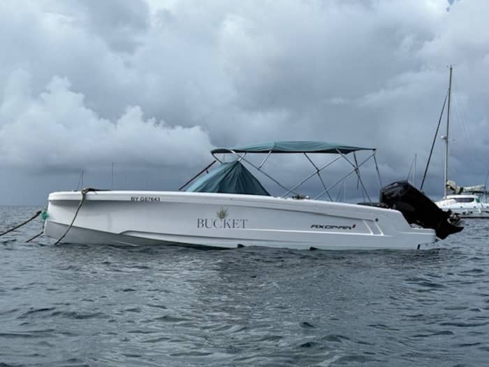 Ein zauberhafter Tag in Saint-Barthélemy auf einem Motorboot