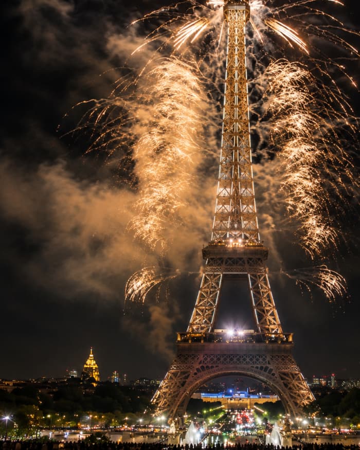 14 juli – Vuurwerk in Parijs & Privécruise
