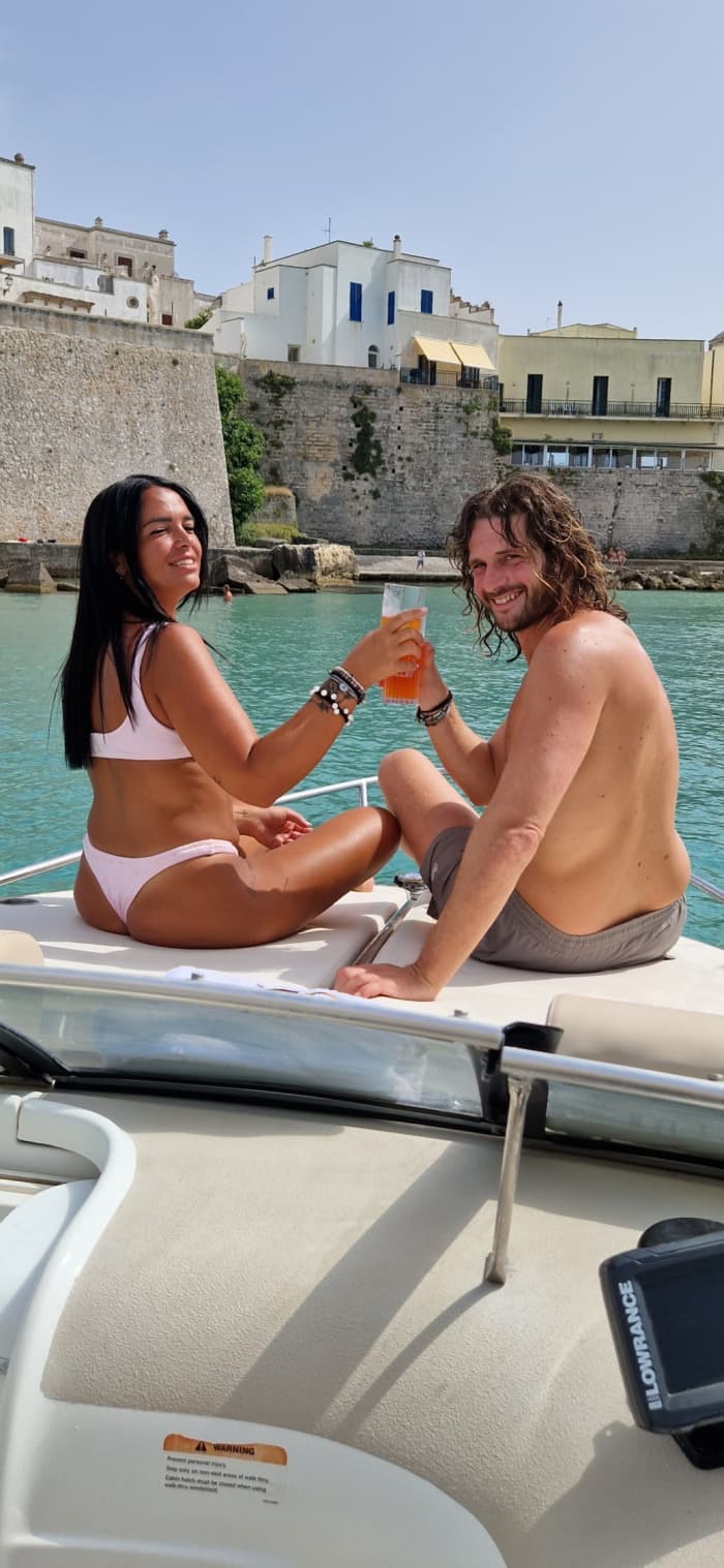 Excursion en bateau d'une demi-journée au départ d'Otrante - Baia dei Turchi et Mulino d'Acqua