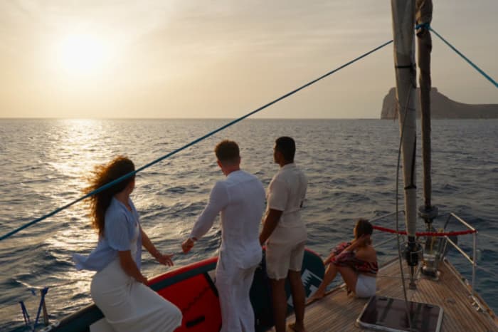 Milos: Private luxury sailing to Kleftiko bay with Mediterranean Cuisine