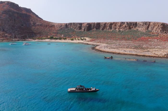 Exclusive Rib Boat Cruise to Balos Lagoon and Gramvousa Island