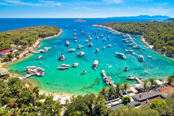 Tour privato delle isole di Hvar e Pakleni da Spalato con Pearl Sea 56