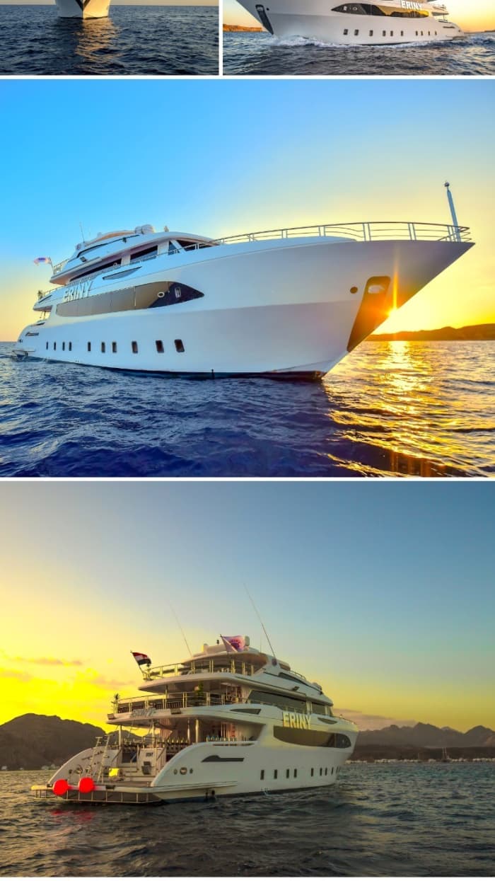Private boat trip around Sharm El-Sheikh on a motorboat