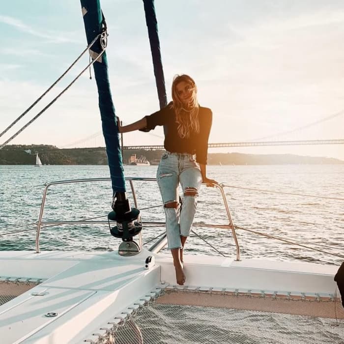 Excursion de 6 heures à Lisbonne sur un luxueux Catana 50