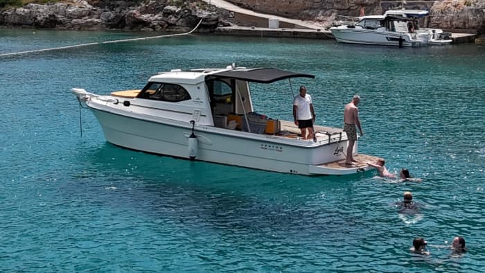 Tre isole - Tour privato di mezza giornata alla Laguna Blu