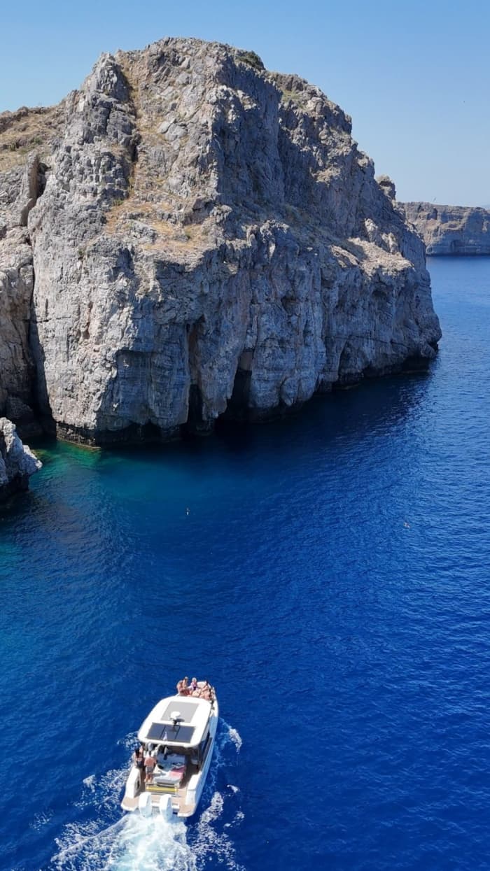 Prywatny rejs jachtem o zachodzie słońca na Rodos