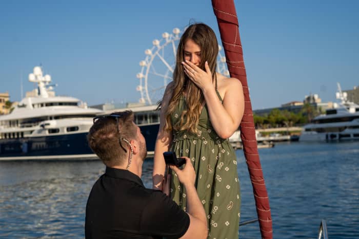 Proposal on Board, an intimate and unforgettable experience
