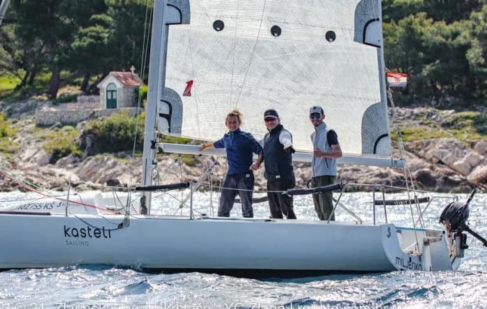 Full-day sailing trip in Kaštel Stari / Split on a sailboat Beneteau First 7,5m