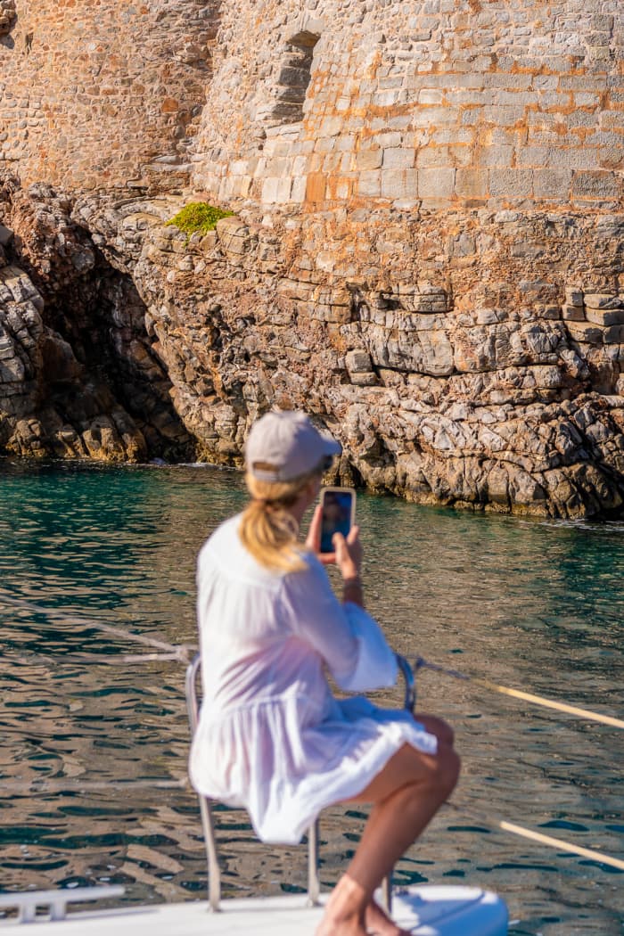 Spinalonga & Kolokitha Bay Catamaran Sunset Cruise – Swim, Dine & Unwind