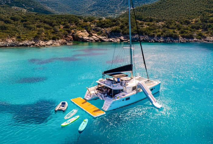 Spinalonga & Kolokitha Bay Catamaran Sunset Cruise – Swim, Dine & Unwind