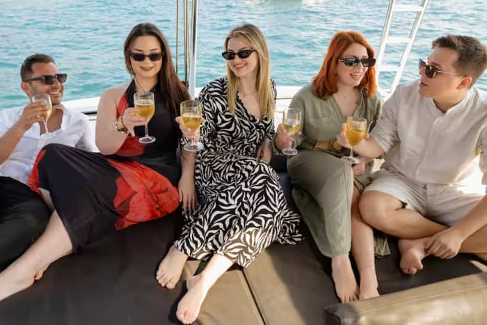 Catamaran Private Daytime Cruise with BBQ, Drinks & Transfers