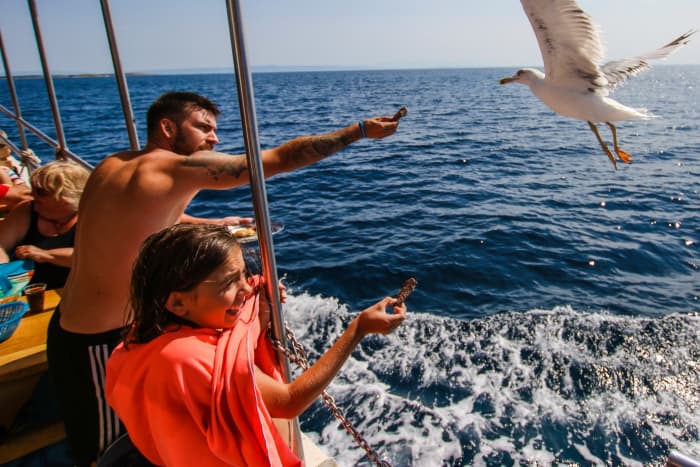 Private boat trip around Medulin on a motorboat