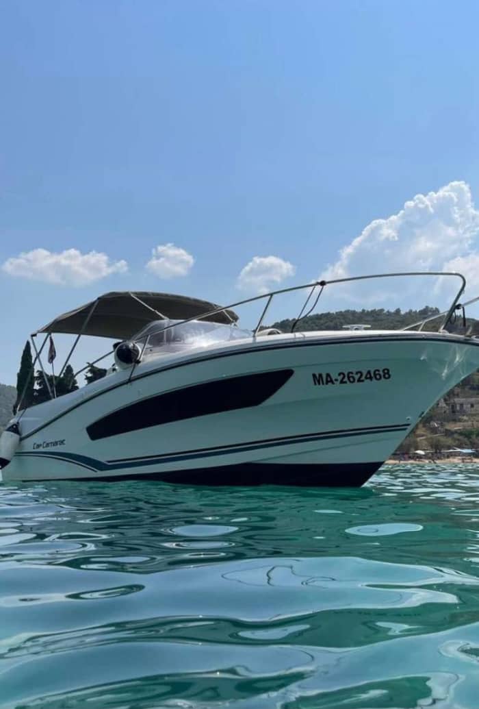 Discover Omiš on a full-day trip on a motorboat
