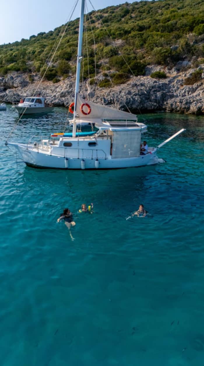 Discover Bodrum – Full Day 6-Hour Private Boat Tour with Drone Video & Water Toys