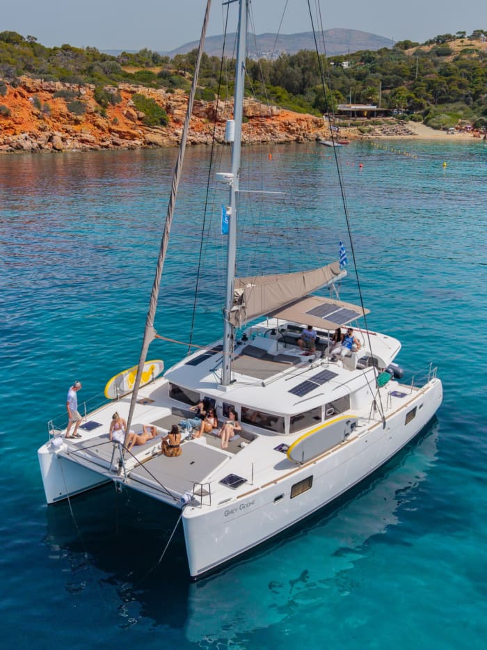 Set your course for joy: A full day of authentic sailing in Athens on a catamaran