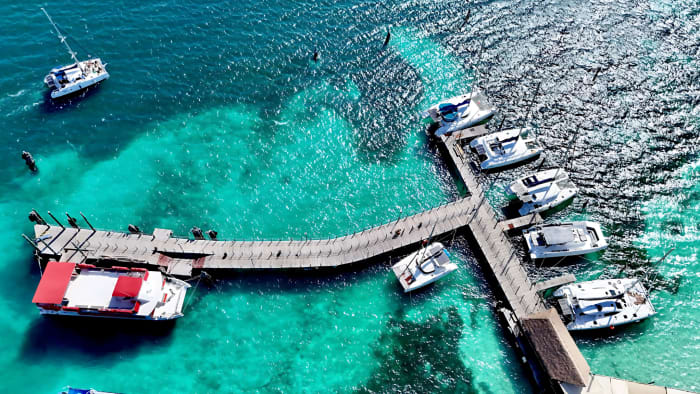 Votre escapade insulaire ultime : catamaran privé de 7 heures vers Isla Mujeres