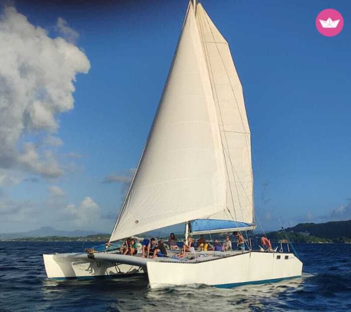 Cabo Norte – Passeio de um dia de catamarã saindo de Les Trois-îlets