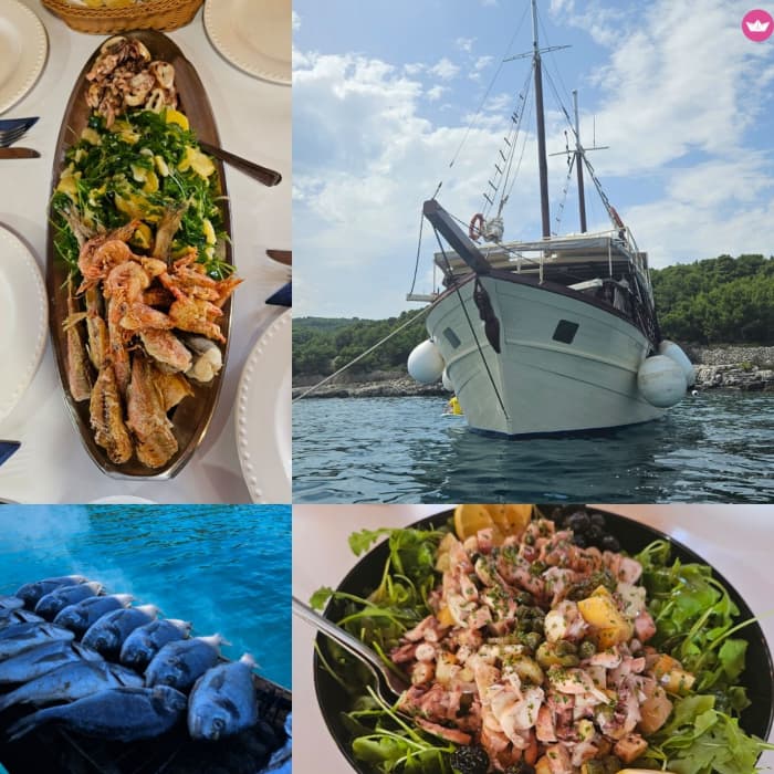 Hvars verborgene Schätze: Pokrivenik-Bucht und kleine blaue Grotte mit 3-Gänge-Mittagessen