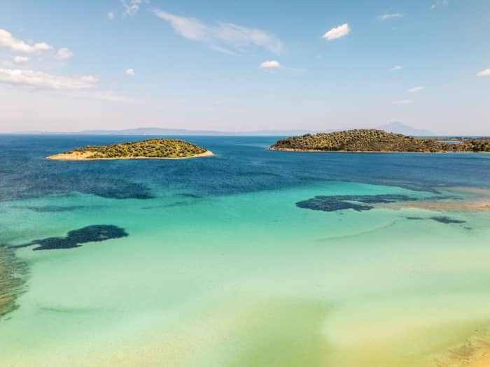 Yate de vela privado de medio día en Sithonia