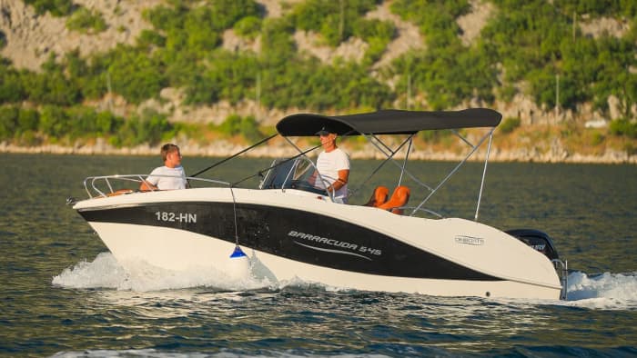 Private boat trip around Herceg Novi on a motorboat