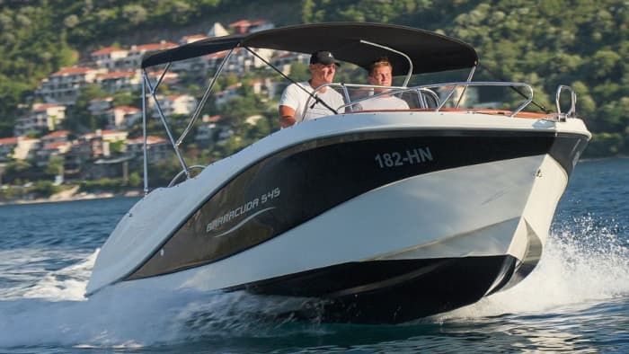 Private boat trip around Herceg Novi on a motorboat