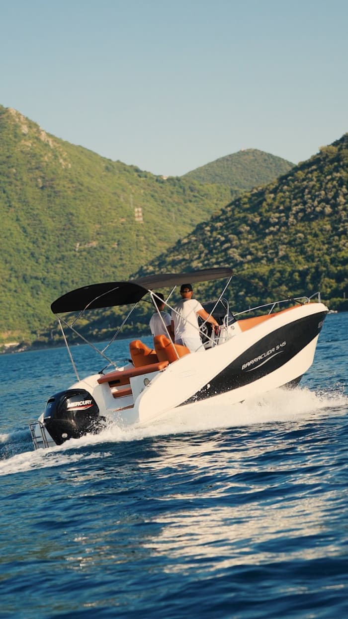 Private boat trip around Herceg Novi on a motorboat