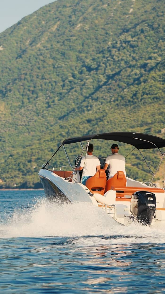Private boat trip around Herceg Novi on a motorboat