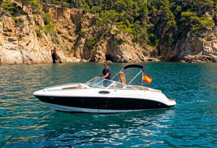 Excursion en bateau d'une demi-journée le long de la Costa Brava au départ de Begur