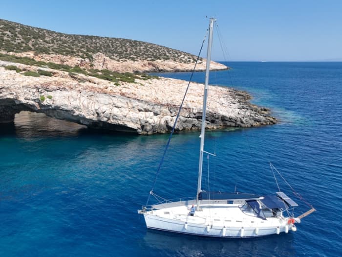 Piso Livadi naar Blue Lagoon: privécruise van een halve dag