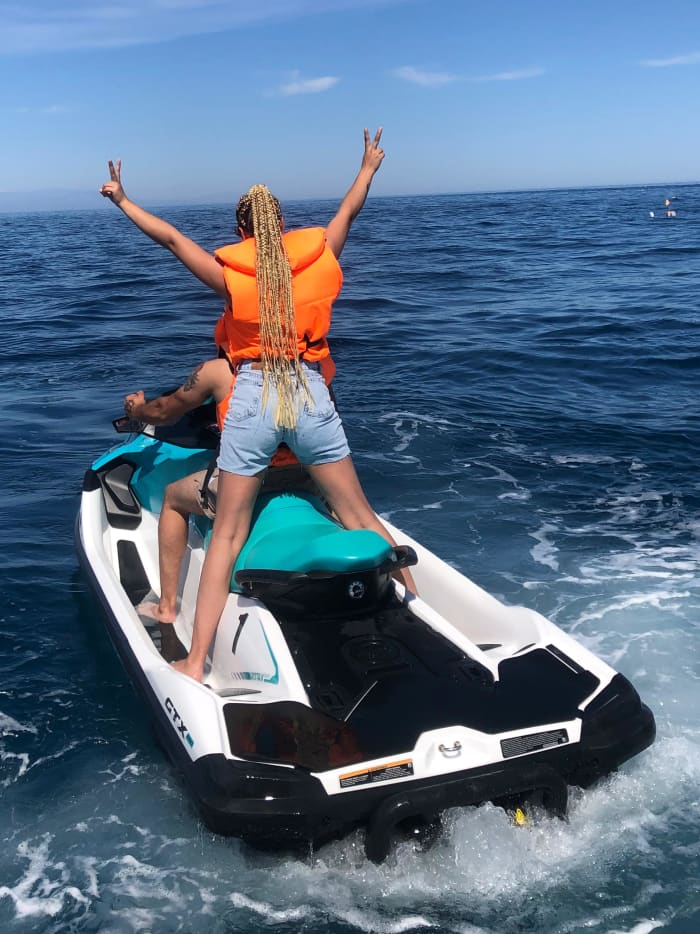 Wellenreiten: 1 Stunde Jetski-Abenteuer in Fuengirola