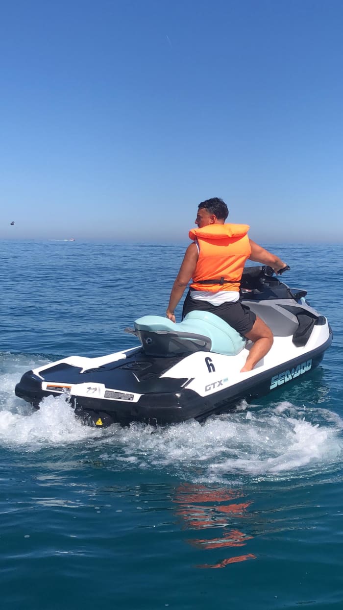 Wellenreiten: 1 Stunde Jetski-Abenteuer in Fuengirola