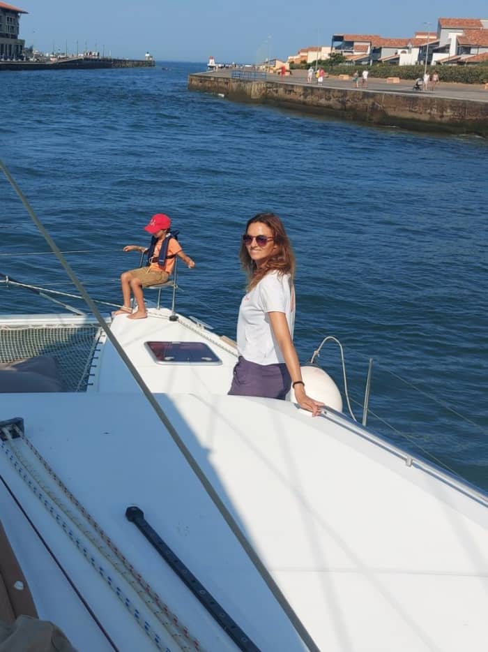 Aventure en catamaran d'une demi-journée : de Capbreton à Bayonne par la mer
