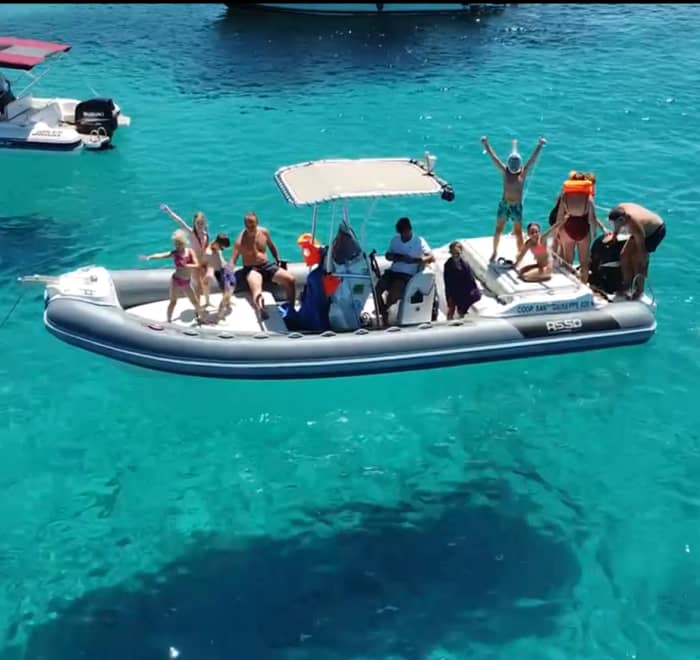 A Day on a Boat in the Egadi Islands: Favignana and Levanzo with Swimming and Water Activities
