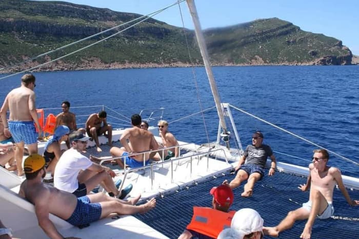 3 uur durende catamaranrondvaart over de Middellandse Zee