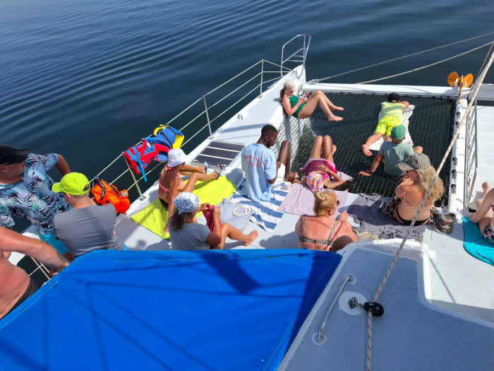 3 uur durende catamaranrondvaart over de Middellandse Zee