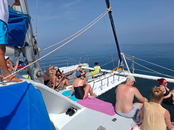 3 uur durende catamaranrondvaart over de Middellandse Zee