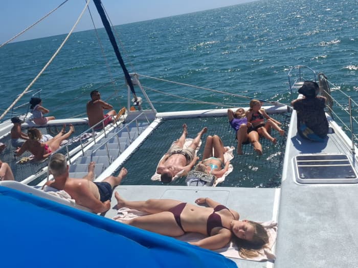 3 uur durende catamaranrondvaart over de Middellandse Zee
