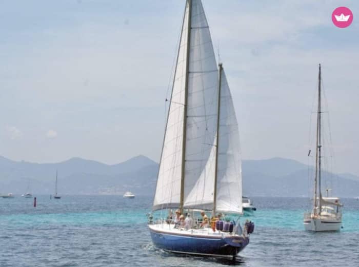 Kenmerkend voor Cannes: een privé-dag op een traditionele kits.