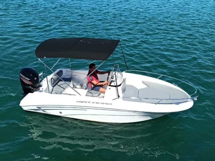 Crystalline experience: Discover Poljica, Marina on a motorboat