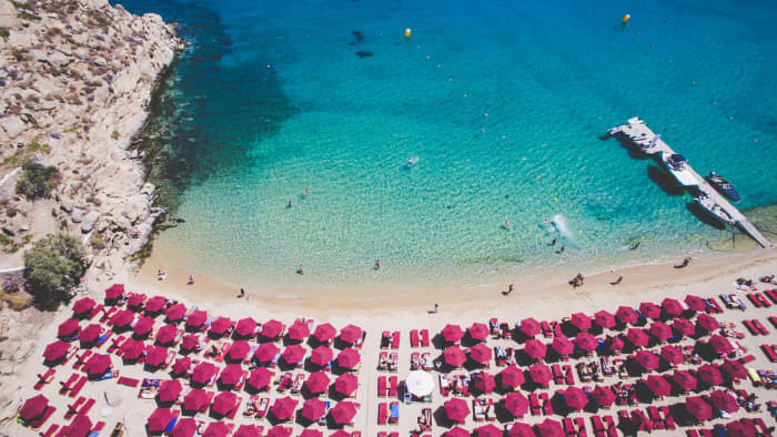 Rhenia, Delos & Mykonos Southern Coast | Private Half-Day Yacht Experience