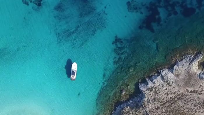 Rhenia, Delos & de zuidkust van Mykonos | Privéjachtbeleving van een halve dag