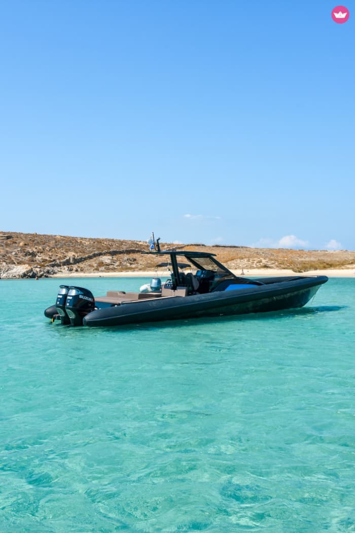 Côte sud de Rhénanie, Délos et Mykonos | Excursion privée en yacht (demi-journée)
